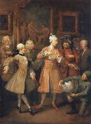 William Hogarth The morning reception china oil painting artist
